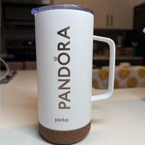 Pandora White Travel Mug